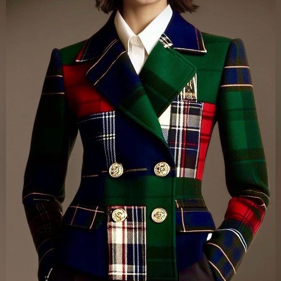 STYLEWE Jackets & Blazers - ‼️Plaid Double-Breasted Women's Jacket❤️‼️